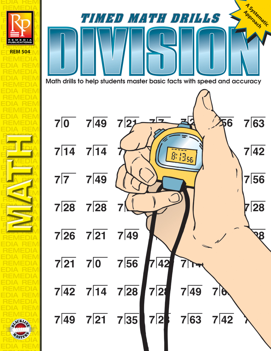 Timed math drills division